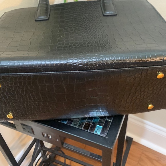 Kurt Geiger London Croc Embossed Leather Tote Bag - Picture 12 of 17